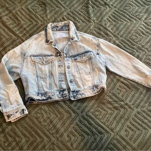 Celebrity Pink Light Blue Denim Jacket